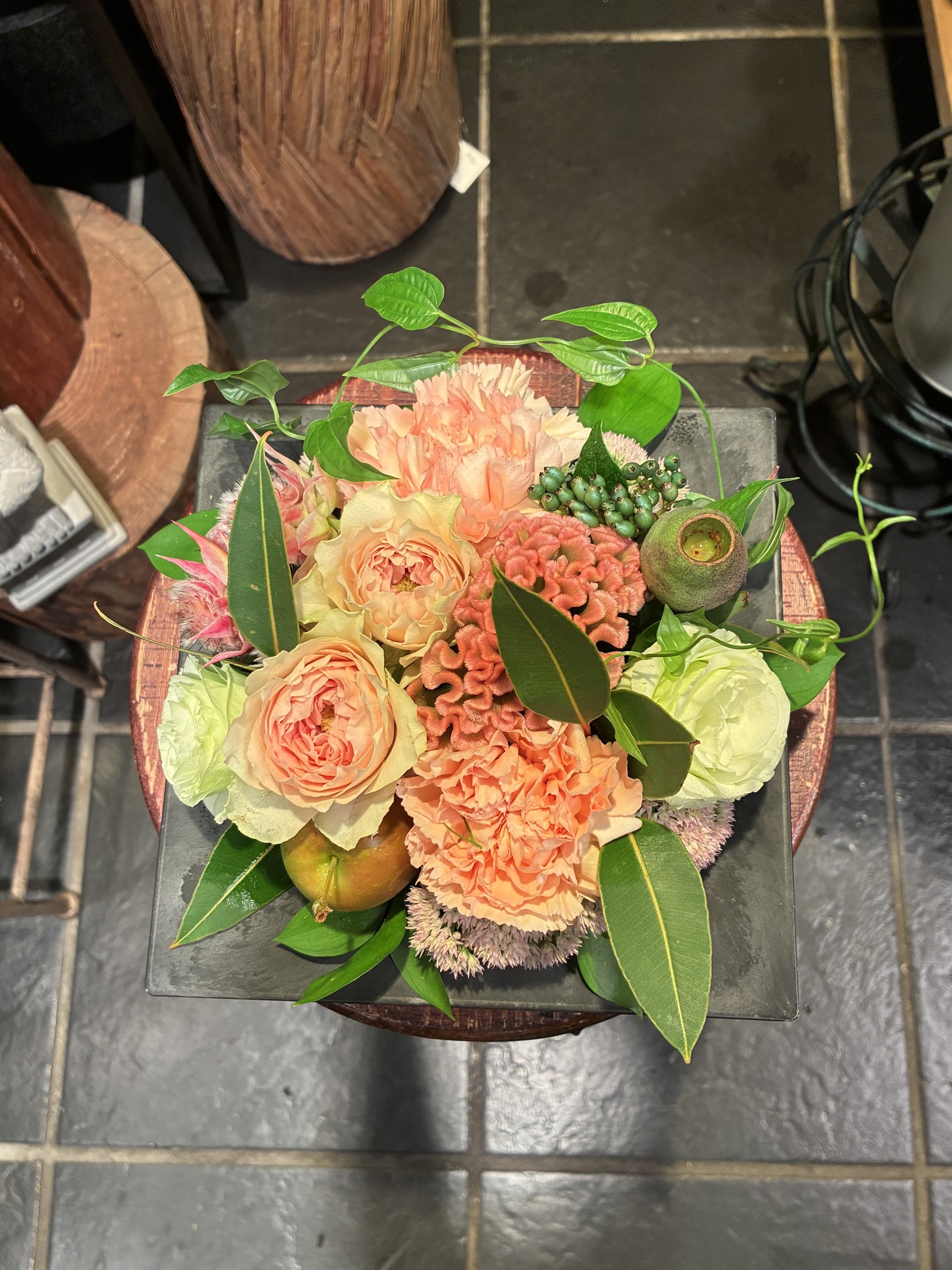 オレンジ色のアレンジ