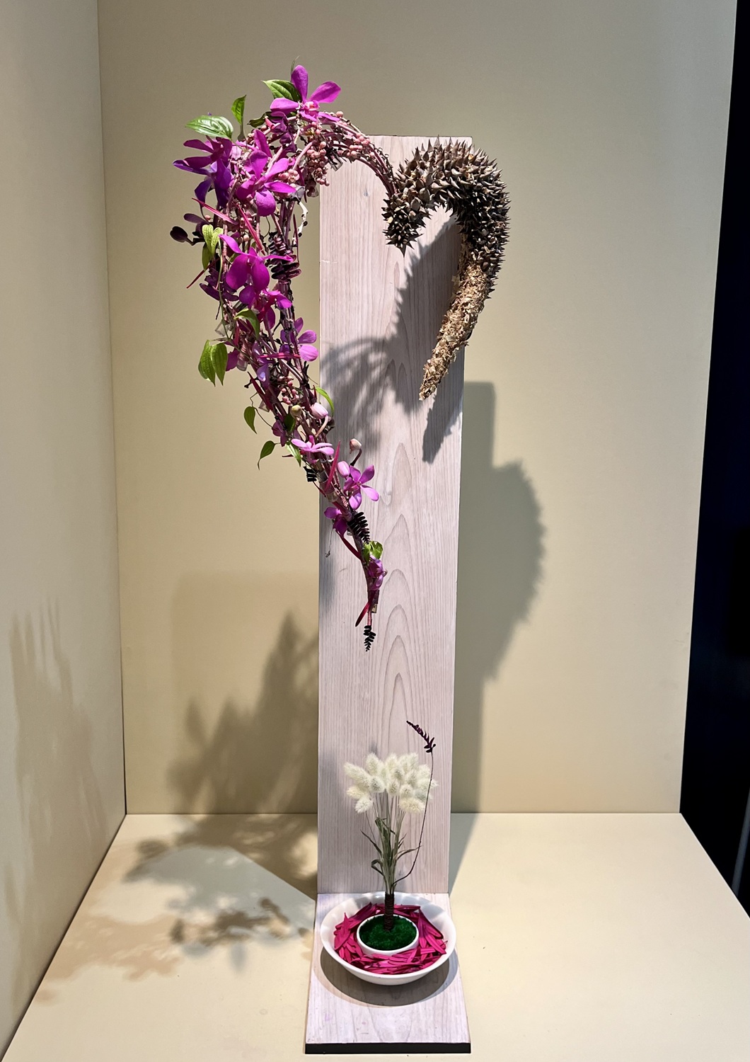 立体的なハートの作品