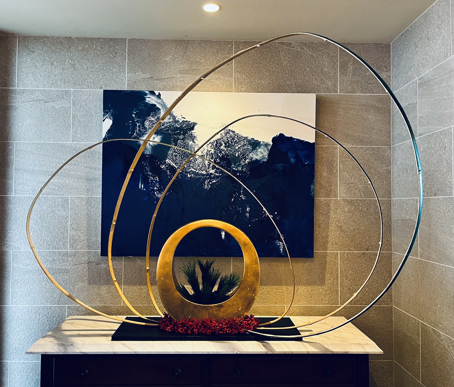 松をあしらった作品