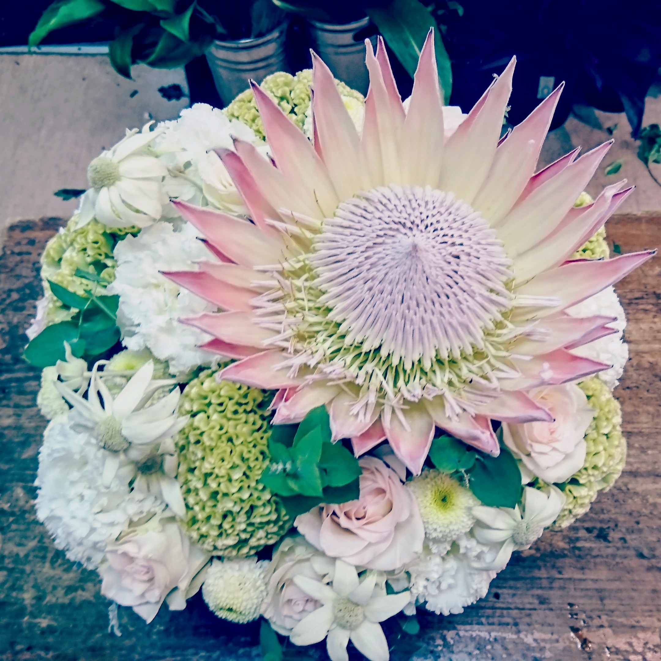 キングプロテアのアレンジ