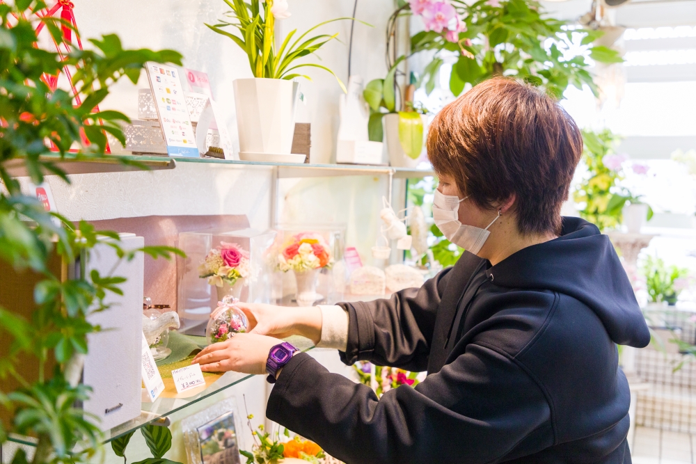 浜田フラワーセンター 店内