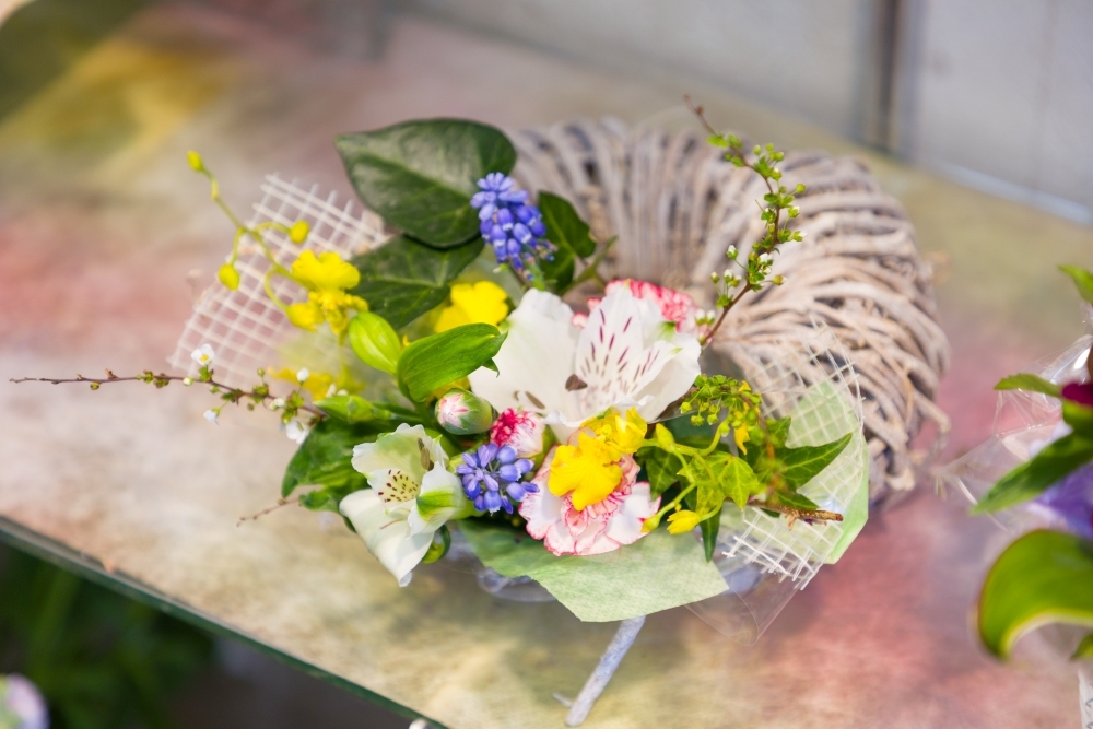 アルストロメリアとオンシジウム