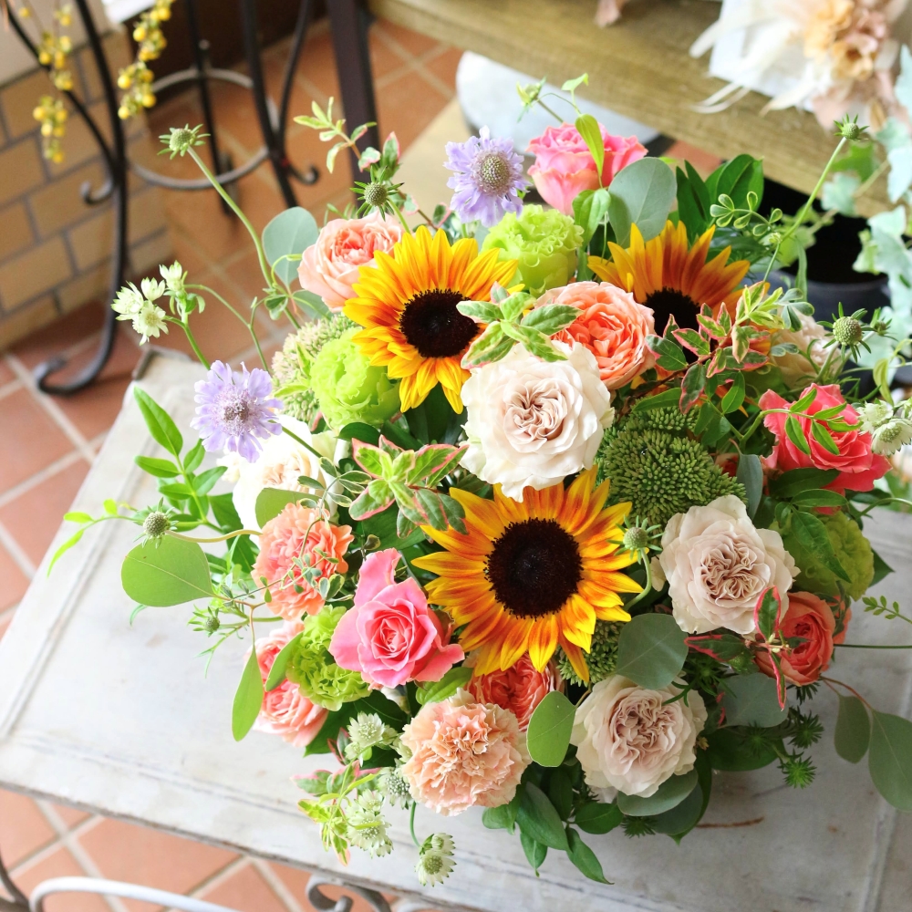 ひまわりアレンジメント