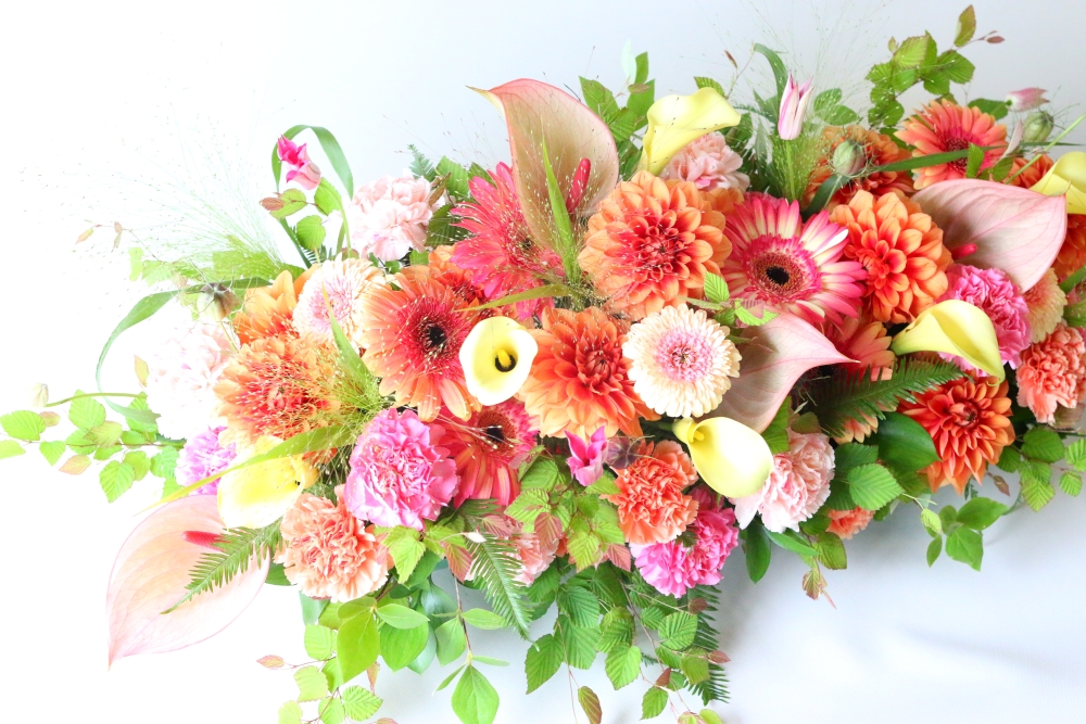 ダリアとガーベラ