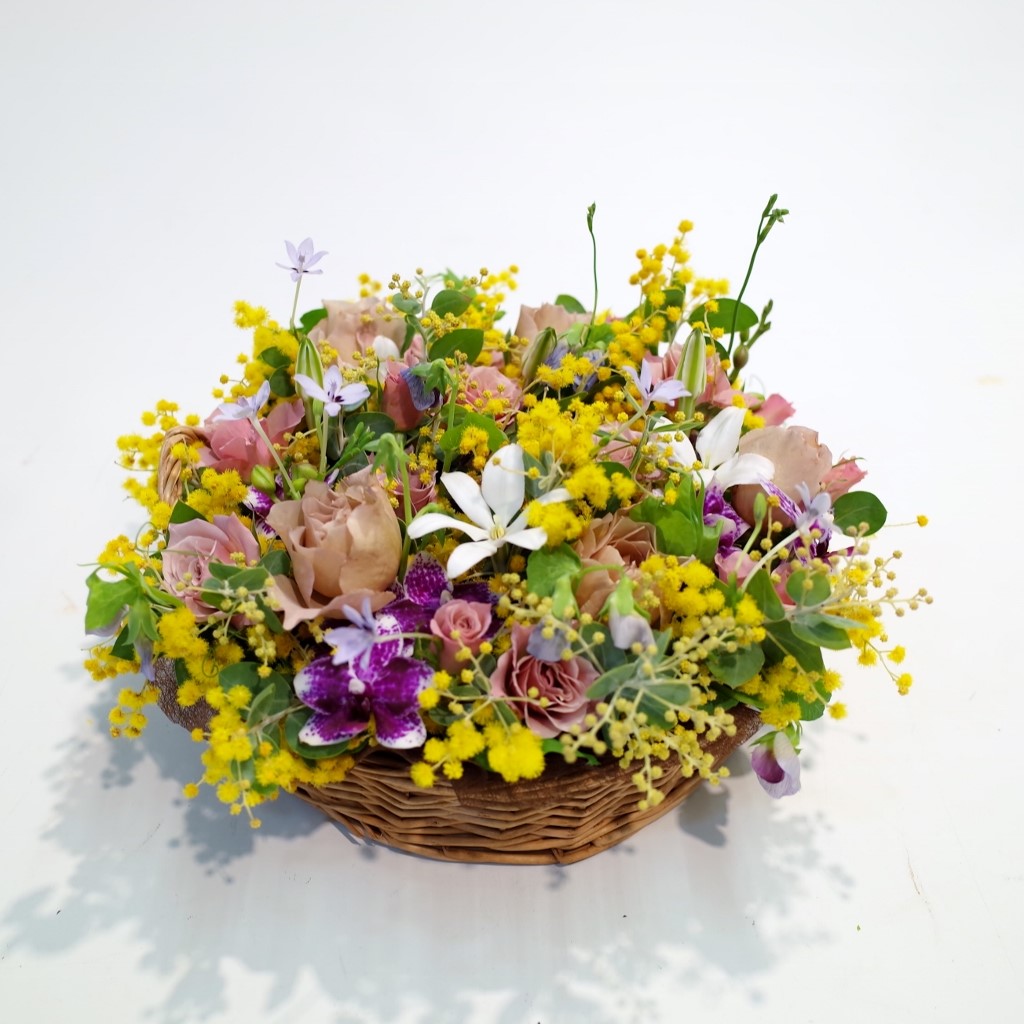 ミモザのアレンジメント