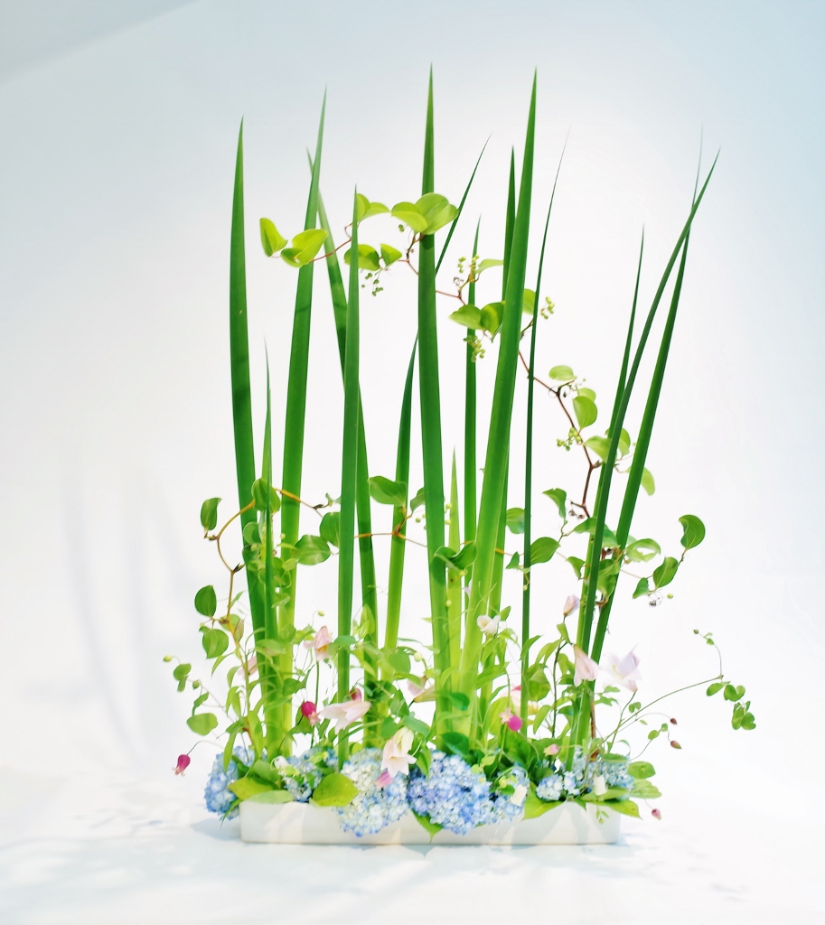 紫陽花のアレンジメント